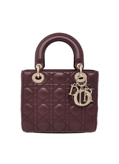 lady dior champagne|Dior lambskin bag.